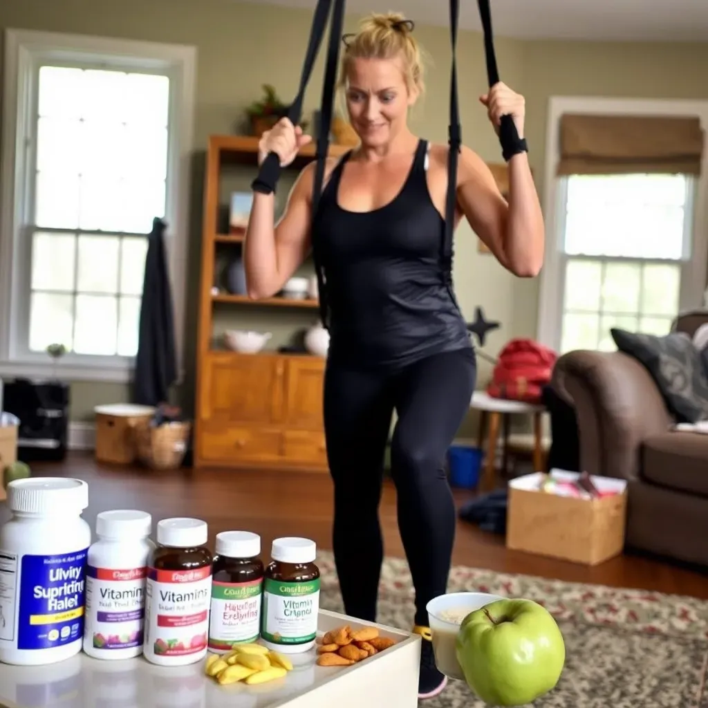 Sportas namuose su TRX- kaip vitaminai gali pagerinti jūsų treniruotes